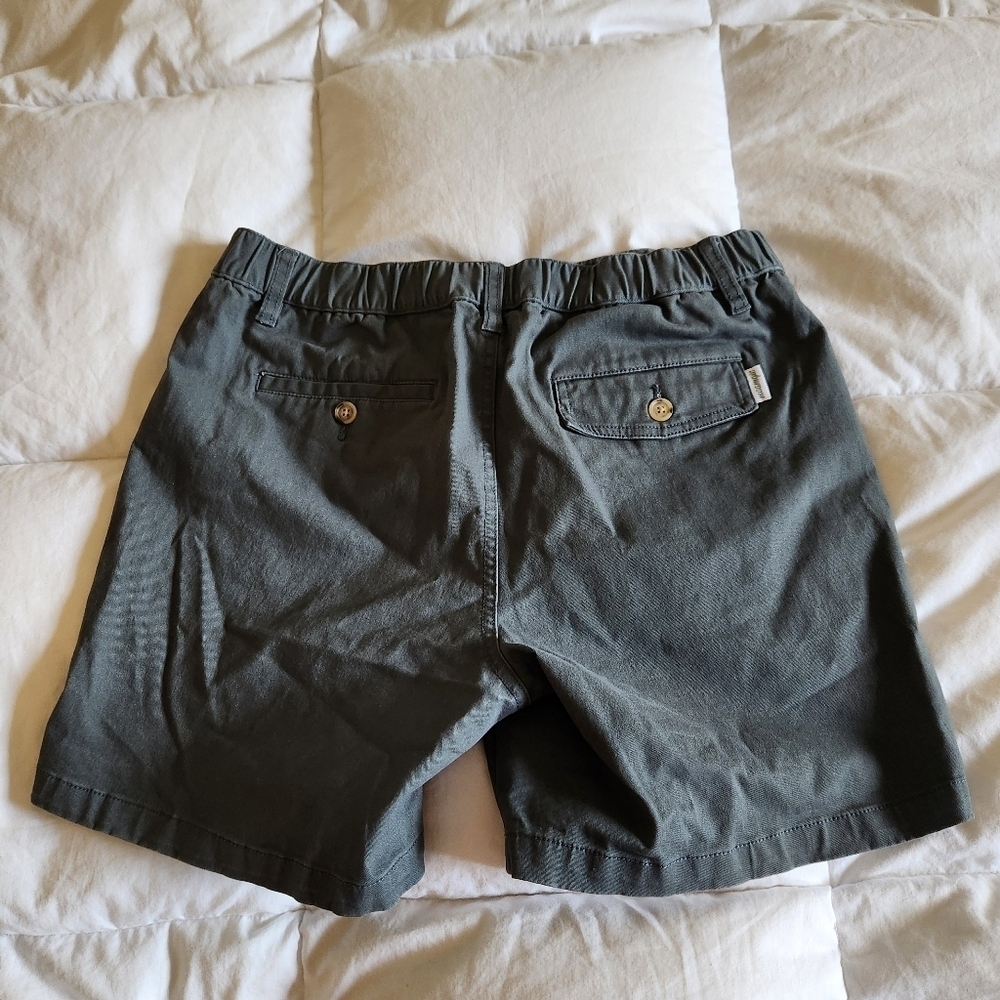 Maagic 5.5 Inch Cotton Casual Wear Shorts In Slate Grey. Mens Size 30 - Picture 3 of 6
